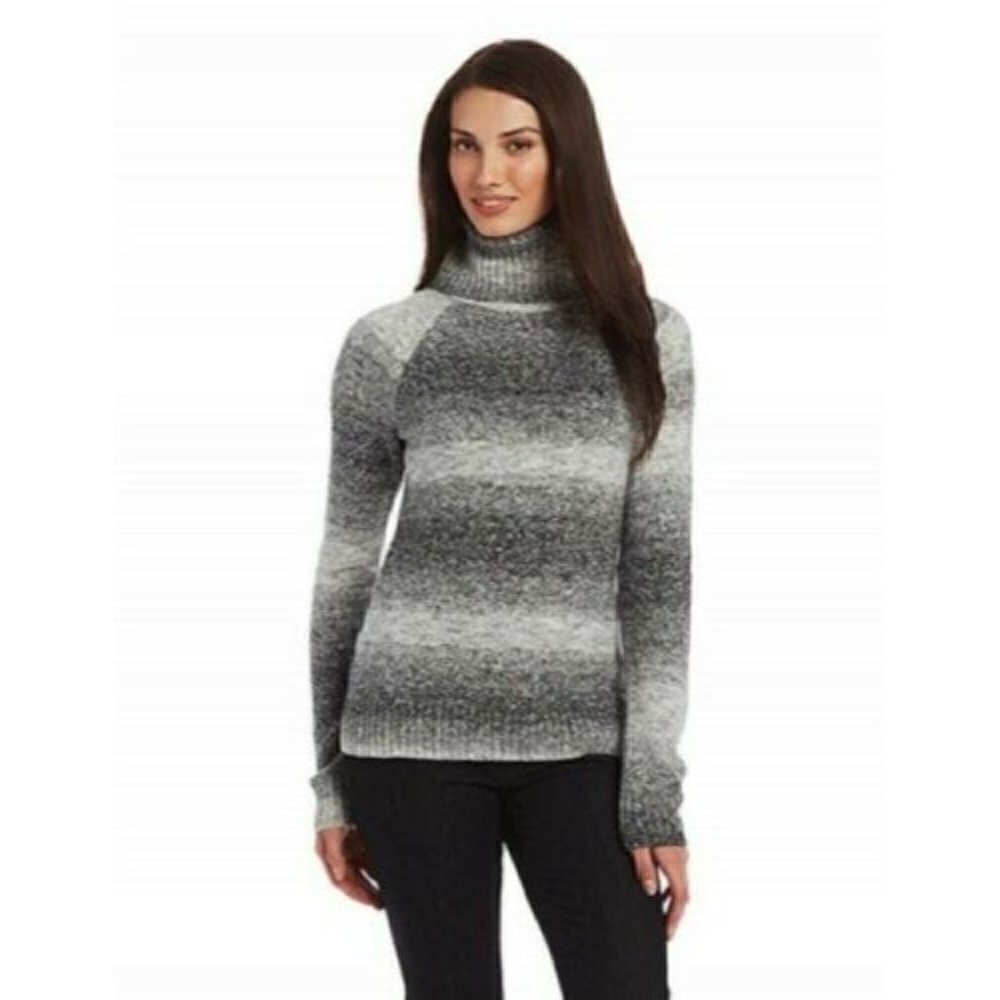 Columbia Gray Ombre Hombre Turtleneck Sweater L‎